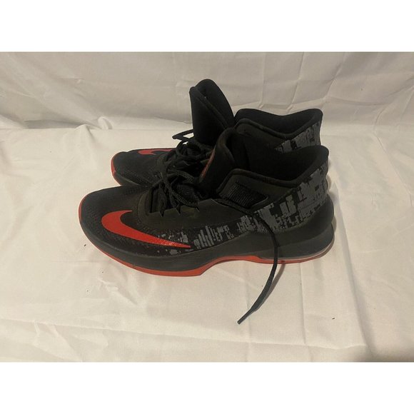 Nike Air Max Infuriate 2 Mid Black/Univ Red Basketball AA7066-066 Mens 11.5 - Picture 4 of 5